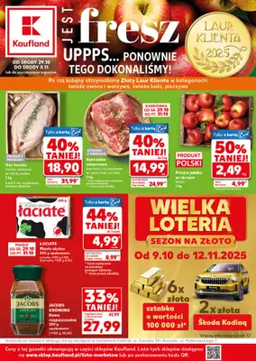 Kaufland - gazetka promocyjna Oferta Kaufland od środy 29.10 do środy 05.11 Kaufland - gazetka promocyjna Oferta Kaufland od środy 29.10 do środy 05.11