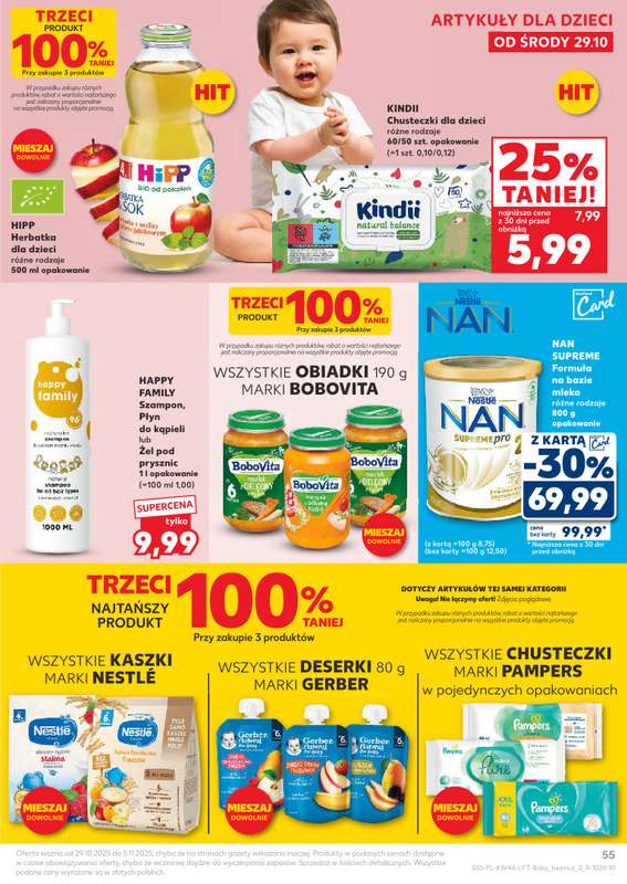 Kaufland - gazetka promocyjna Oferta Kaufland od 艣rody 29.10 do 艣rody 05.11 - strona 55 Kaufland - gazetka promocyjna Oferta Kaufland od 艣rody 29.10 do 艣rody 05.11 - strona 55