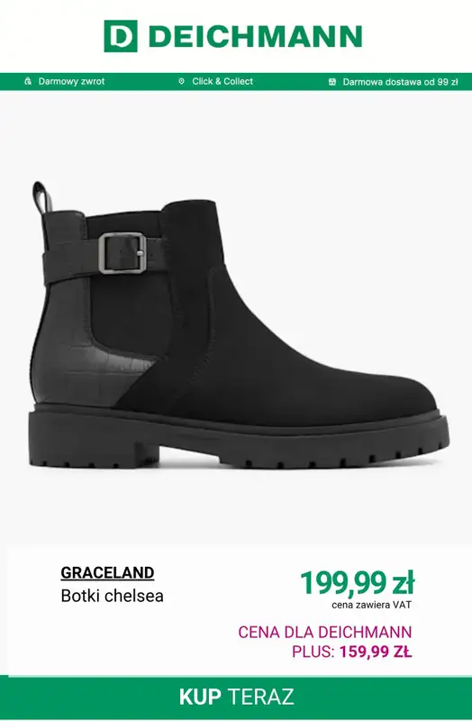 Deichmann - gazetka promocyjna -40 zł na zakupy w Deichmann Plus od środy 29.10 do czwartku 13.11 - strona 3
