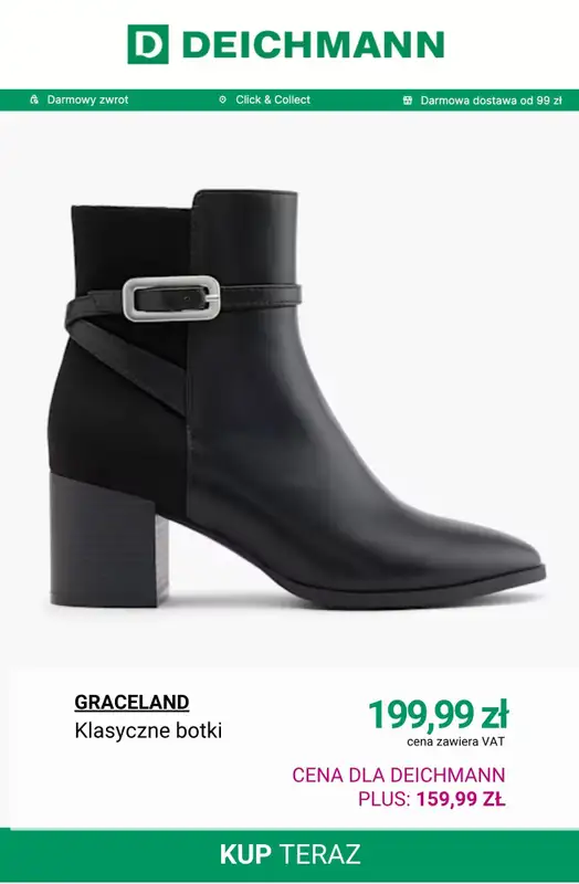 Deichmann - gazetka promocyjna -40 zł na zakupy w Deichmann Plus od środy 29.10 do czwartku 13.11 - strona 2