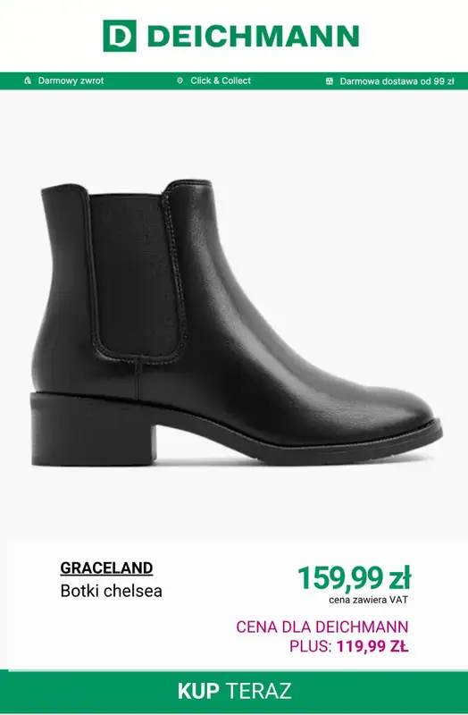Deichmann - gazetka promocyjna -40 zł na zakupy w Deichmann Plus od środy 29.10 do czwartku 13.11 - strona 8