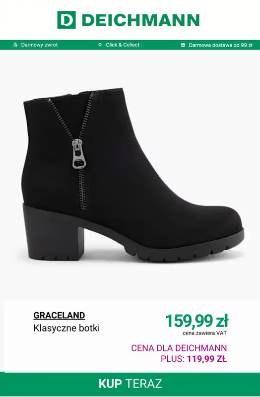 Deichmann - gazetka promocyjna -40 zł na zakupy w Deichmann Plus od środy 29.10 do czwartku 13.11 - strona 9