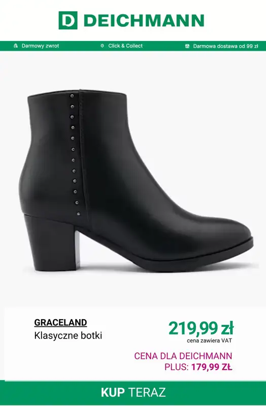Deichmann - gazetka promocyjna -40 zł na zakupy w Deichmann Plus od środy 29.10 do czwartku 13.11 - strona 4