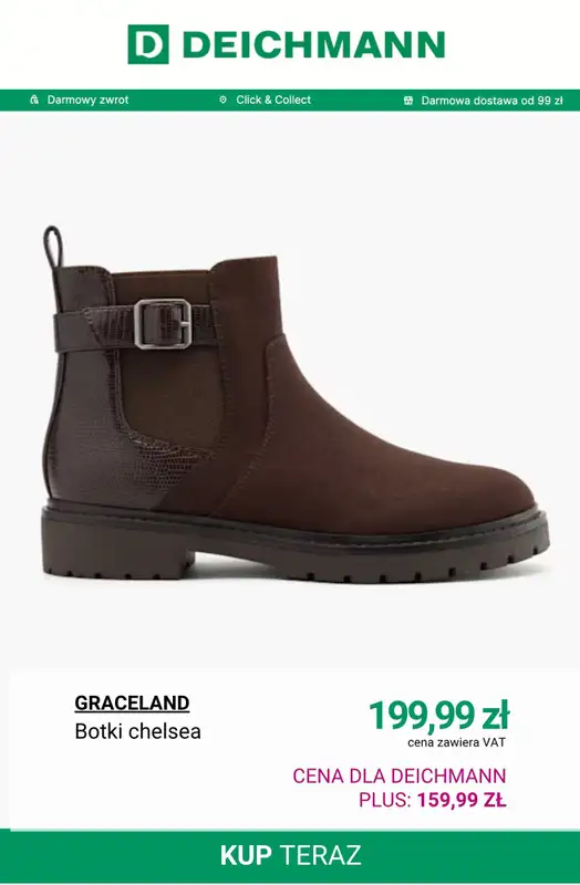 Deichmann - gazetka promocyjna -40 zł na zakupy w Deichmann Plus od środy 29.10 do czwartku 13.11 - strona 5