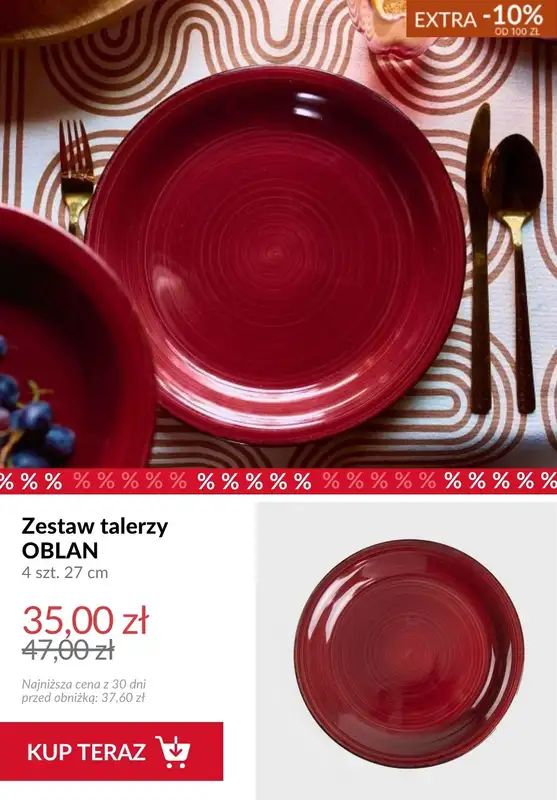 Homla - gazetka promocyjna Dodatkowe -10% przy zakupach od 100 zł od środy 29.10  - strona 5