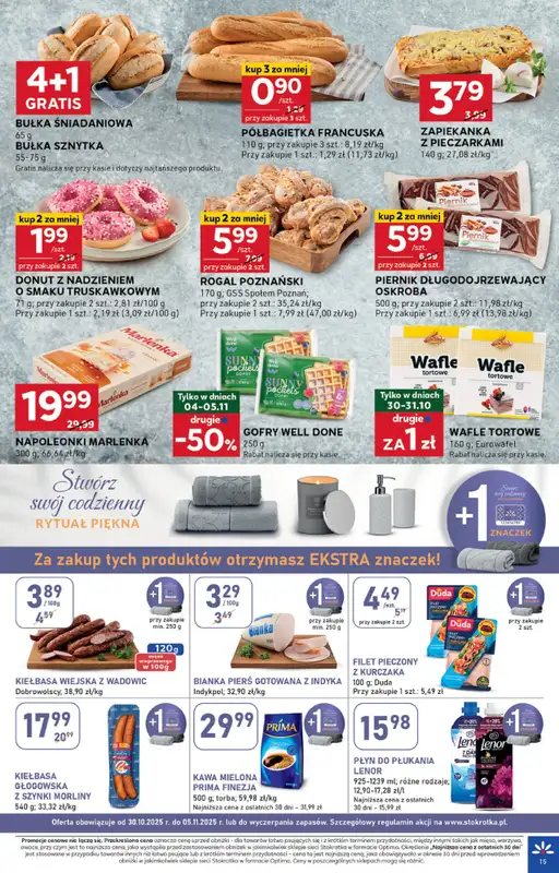 Stokrotka - gazetka promocyjna Gazetka Optima od czwartku 30.10 do środy 05.11 - strona 15