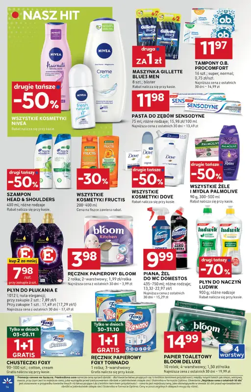 Stokrotka - gazetka promocyjna Gazetka Optima od czwartku 30.10 do środy 05.11 - strona 14