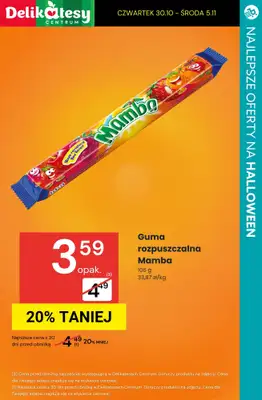 #Halloween - gazetka promocyjna Najlepsze oferty na HALLOWEEN od środy 29.10 do piątku 31.10 - strona 18 #Halloween - gazetka promocyjna Najlepsze oferty na HALLOWEEN od środy 29.10 do piątku 31.10 - strona 18
