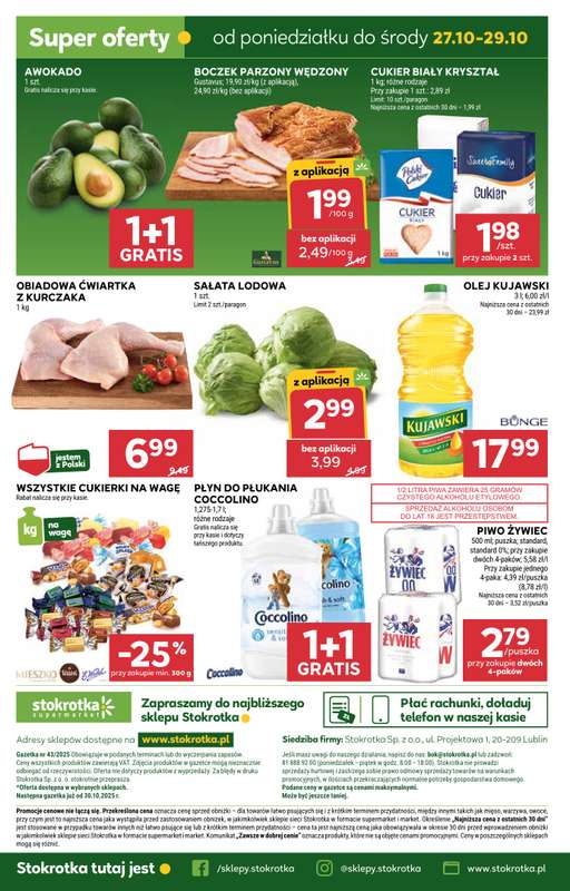 Stokrotka - gazetka promocyjna Gazetka Supermarket od czwartku 30.10 do 艣rody 05.11 - strona 42 Stokrotka - gazetka promocyjna Gazetka Supermarket od czwartku 30.10 do 艣rody 05.11 - strona 42