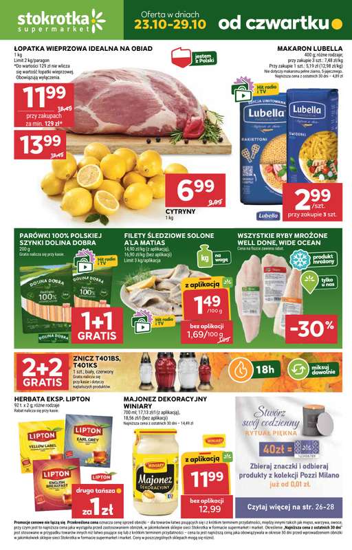 Stokrotka - gazetka promocyjna Gazetka Supermarket od czwartku 30.10 do 艣rody 05.11 Stokrotka - gazetka promocyjna Gazetka Supermarket od czwartku 30.10 do 艣rody 05.11