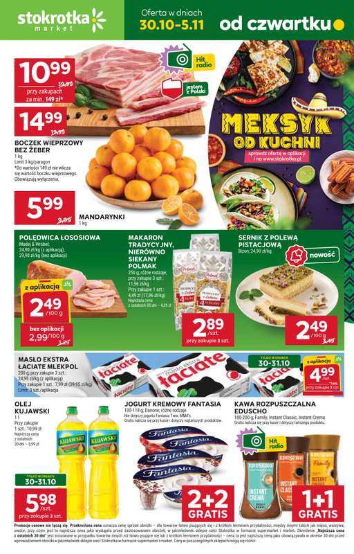 Stokrotka - gazetka promocyjna Gazetka Market od czwartku 30.10 do 艣rody 05.11 Stokrotka - gazetka promocyjna Gazetka Market od czwartku 30.10 do 艣rody 05.11
