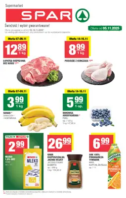 SPAR - gazetka promocyjna Gazetka Spar od środy 05.11 do niedzieli 16.11