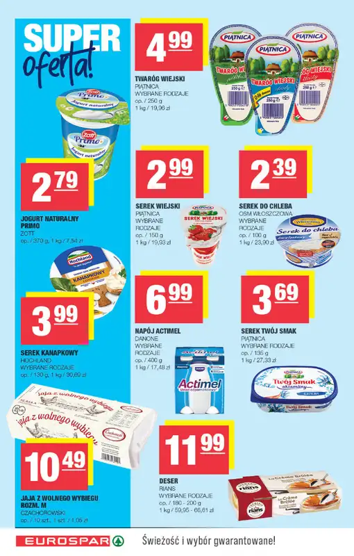 SPAR - gazetka promocyjna Gazetka Eurospar od środy 05.11 do niedzieli 16.11 - strona 4