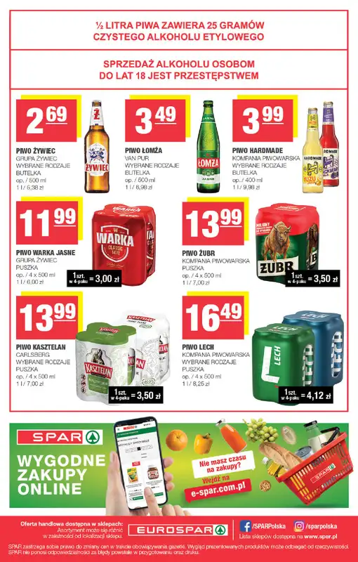 SPAR - gazetka promocyjna Gazetka Eurospar od środy 05.11 do niedzieli 16.11 - strona 16