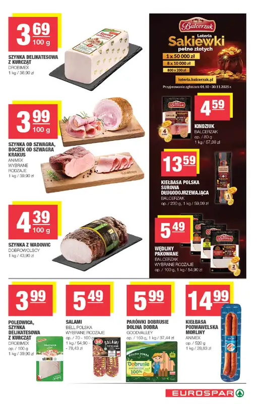 SPAR - gazetka promocyjna Gazetka Eurospar od środy 05.11 do niedzieli 16.11 - strona 7