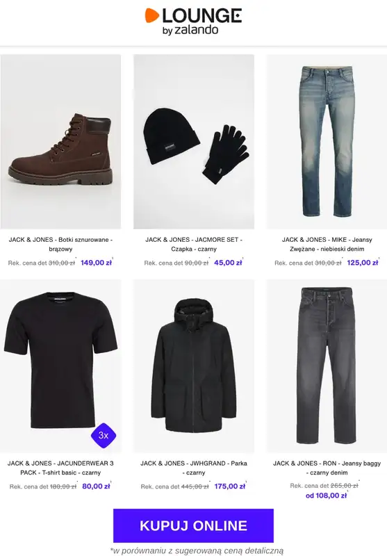 Lounge by Zalando - gazetka promocyjna Do -71% Jack & Jones od środy 29.10 do soboty 01.11 - strona 3