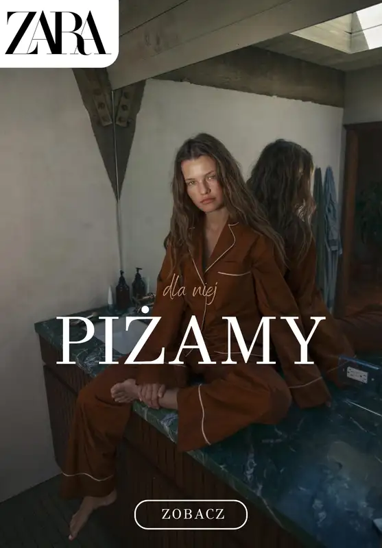 Zara - gazetka promocyjna Piżamy i bielizna nocna dla niej od środy 29.10 