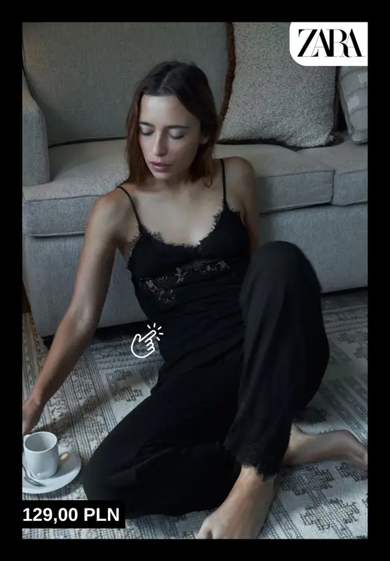 Zara - gazetka promocyjna Piżamy i bielizna nocna dla niej od środy 29.10  - strona 9
