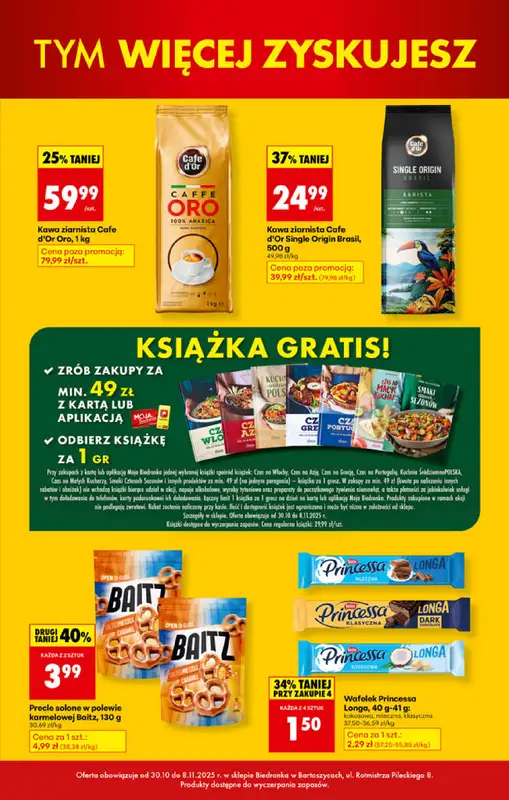Biedronka - gazetka promocyjna BIEDRONKA WIELKIE OTWARCIE! BARTOSZYCE, ul. Rotmistrza Pileckiego 8 od czwartku 30.10 do soboty 08.11 - strona 5