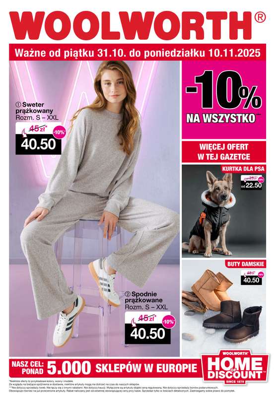 Woolworth - gazetka promocyjna Gazetka od pi膮tku 31.10 do poniedzia艂ku 10.11 Woolworth - gazetka promocyjna Gazetka od pi膮tku 31.10 do poniedzia艂ku 10.11