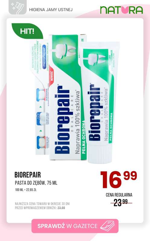 Drogerie Natura - gazetka promocyjna Szczoteczki i pasty do zębów - SUPERCENY! od środy 29.10 do niedzieli 09.11 - strona 5