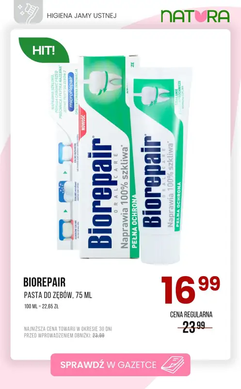 Drogerie Natura - gazetka promocyjna Szczoteczki i pasty do zębów - SUPERCENY! od środy 29.10 do niedzieli 09.11 - strona 5