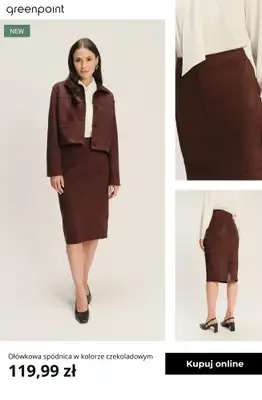 Greenpoint - gazetka promocyjna Kolor Alert: Modne brązy od środy 29.10  - strona 5 Greenpoint - gazetka promocyjna Kolor Alert: Modne brązy od środy 29.10  - strona 5