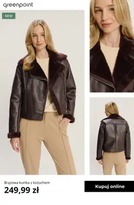 Greenpoint - gazetka promocyjna Kolor Alert: Modne brązy od środy 29.10  - strona 10 Greenpoint - gazetka promocyjna Kolor Alert: Modne brązy od środy 29.10  - strona 10