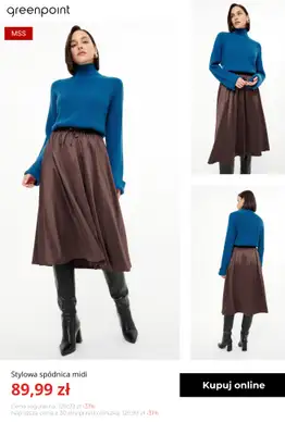 Greenpoint - gazetka promocyjna Kolor Alert: Modne brązy od środy 29.10  - strona 3 Greenpoint - gazetka promocyjna Kolor Alert: Modne brązy od środy 29.10  - strona 3