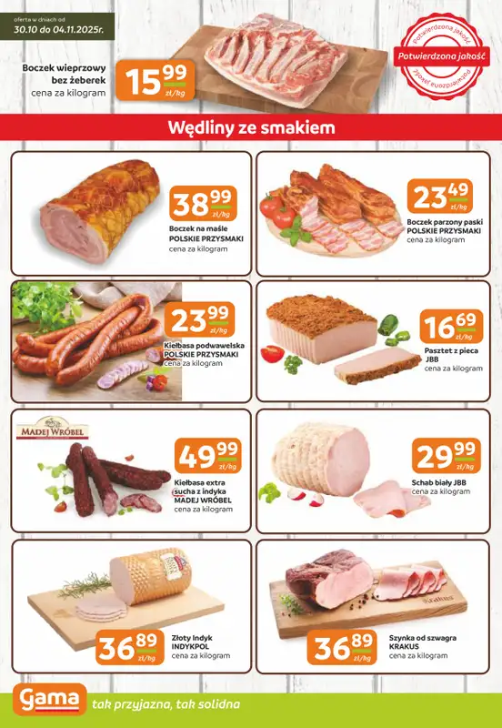 Gama - gazetka promocyjna Gazetka od czwartku 30.10 do wtorku 11.11 - strona 2