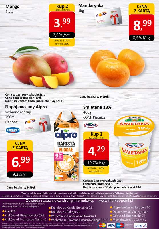 Market Point - gazetka promocyjna Ulotka weekendowa od czwartku 30.10 do pi膮tku 31.10 - strona 4 Market Point - gazetka promocyjna Ulotka weekendowa od czwartku 30.10 do pi膮tku 31.10 - strona 4