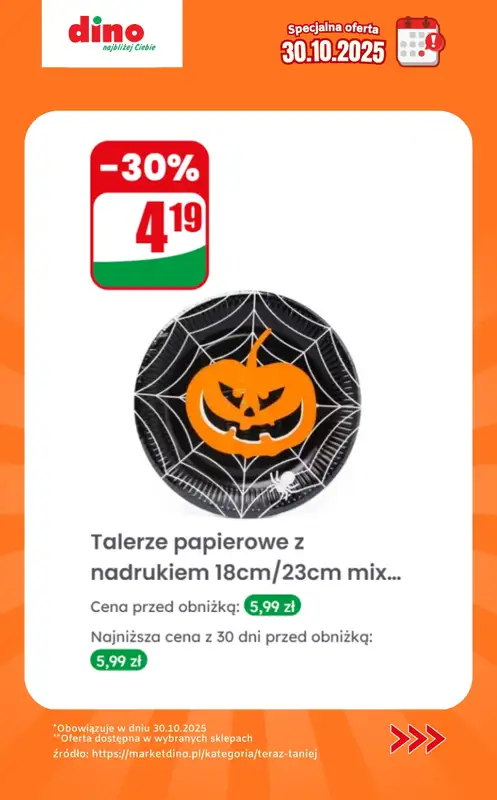 Dino - gazetka promocyjna Specjalna oferta na 30.10.2025 - promocje spoza gazetki od czwartku 30.10 do czwartku 30.10 - strona 10