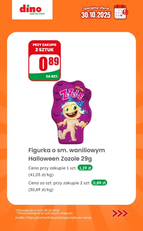 Dino - gazetka promocyjna Specjalna oferta na 30.10.2025 - promocje spoza gazetki od czwartku 30.10 do czwartku 30.10 - strona 4