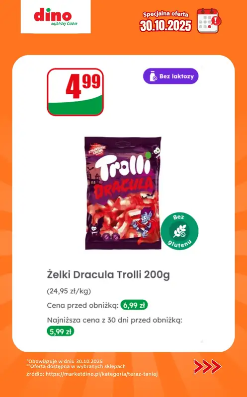 Dino - gazetka promocyjna Specjalna oferta na 30.10.2025 - promocje spoza gazetki od czwartku 30.10 do czwartku 30.10 - strona 5