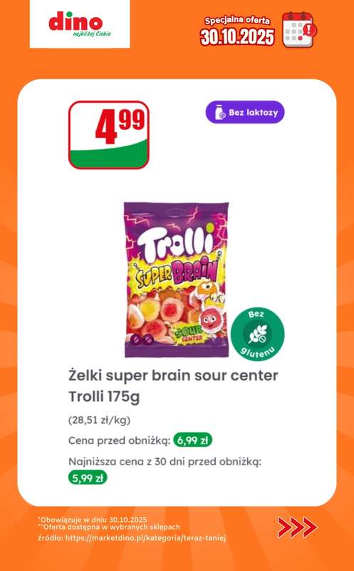 Dino - gazetka promocyjna Specjalna oferta na 30.10.2025 - promocje spoza gazetki od czwartku 30.10 do czwartku 30.10 - strona 3
