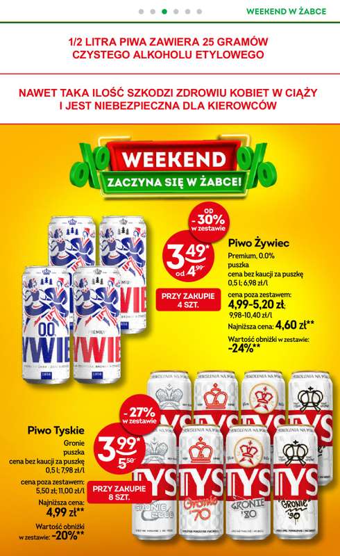 Żabka - gazetka promocyjna Gazetka weekendowa  do niedzieli 02.11 - strona 4