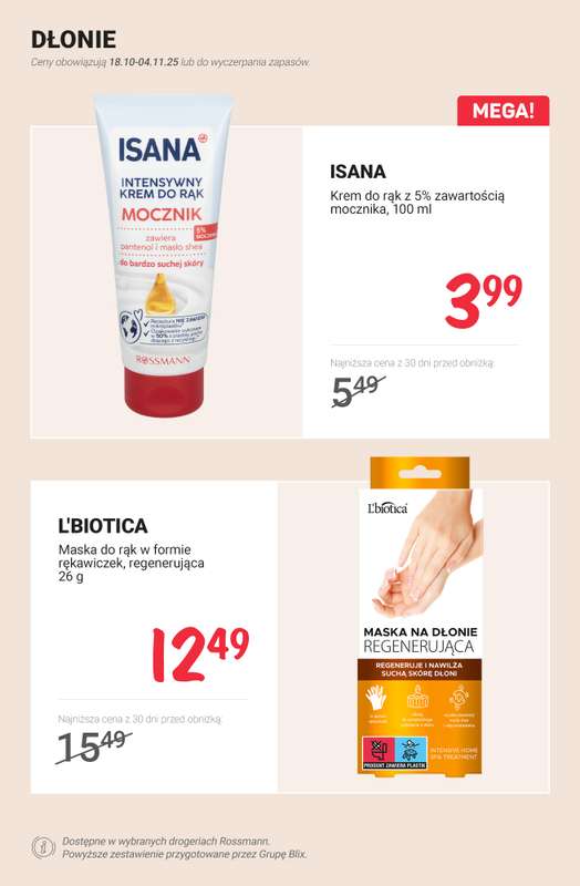 Rossmann - gazetka promocyjna Jesienny niezbędnik pielęgnacyjny - PROMOCJE od czwartku 30.10 do wtorku 04.11 - strona 9