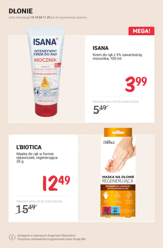 Rossmann - gazetka promocyjna Jesienny niezbędnik pielęgnacyjny - PROMOCJE od czwartku 30.10 do wtorku 04.11 - strona 9