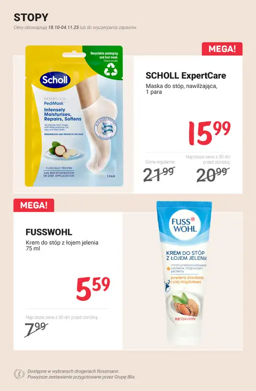 Rossmann - gazetka promocyjna Jesienny niezbędnik pielęgnacyjny - PROMOCJE od czwartku 30.10 do wtorku 04.11 - strona 10