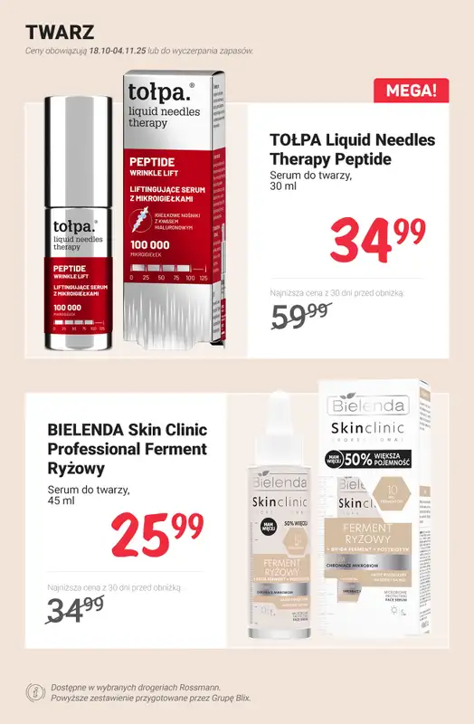 Rossmann - gazetka promocyjna Jesienny niezbędnik pielęgnacyjny - PROMOCJE   - strona 3