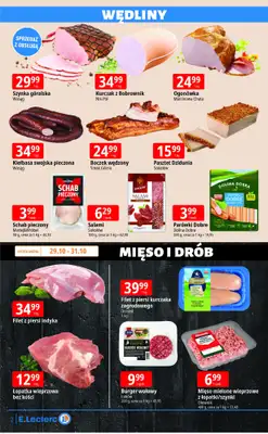 Leclerc - gazetka promocyjna Oferta Lublin Zana od czwartku 30.10 do piątku 31.10 - strona 2 Leclerc - gazetka promocyjna Oferta Lublin Zana od czwartku 30.10 do piątku 31.10 - strona 2