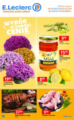 Leclerc - gazetka promocyjna Oferta Lublin Zana od czwartku 30.10 do piątku 31.10 Leclerc - gazetka promocyjna Oferta Lublin Zana od czwartku 30.10 do piątku 31.10