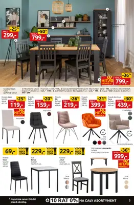 Black Red White - gazetka promocyjna Black Weeks do -55% na setki mebli i dodatków. od czwartku 30.10 do niedzieli 16.11 - strona 3 Black Red White - gazetka promocyjna Black Weeks do -55% na setki mebli i dodatków. od czwartku 30.10 do niedzieli 16.11 - strona 3