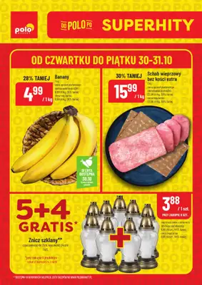 POLOmarket - gazetka promocyjna Super hity na weekend od czwartku 30.10 do piątku 31.10 POLOmarket - gazetka promocyjna Super hity na weekend od czwartku 30.10 do piątku 31.10