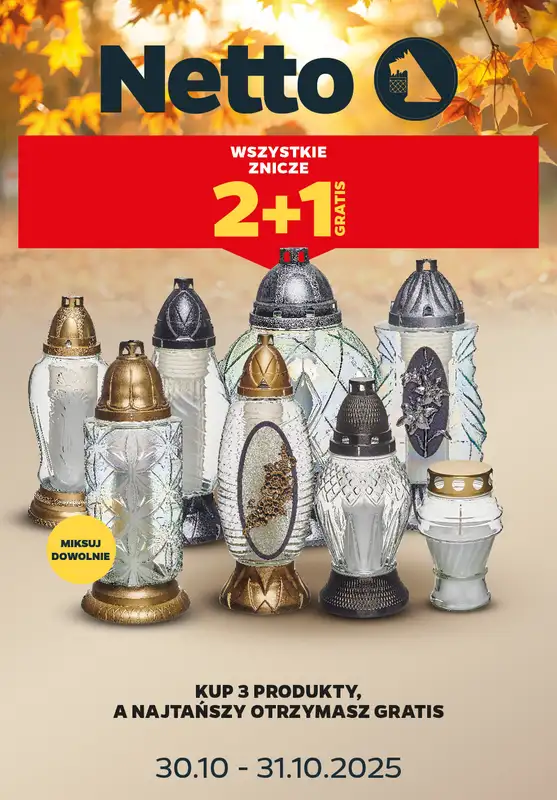 Netto - gazetka promocyjna Wszystkich Świętych w Netto  