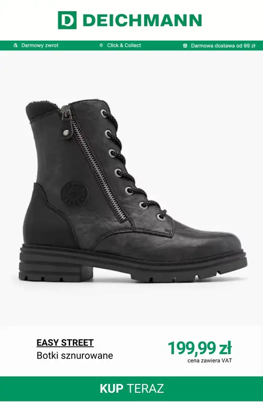 Deichmann - gazetka promocyjna Komfortowe botki od piątku 31.10  - strona 5
