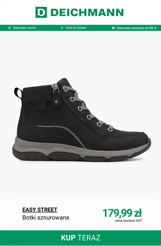 Deichmann - gazetka promocyjna Komfortowe botki od piątku 31.10  - strona 8