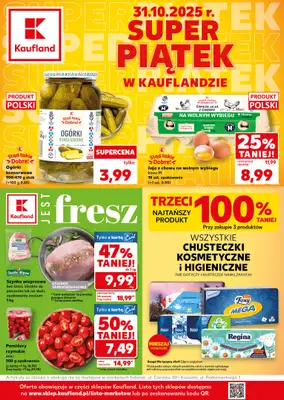 Kaufland - gazetka promocyjna Super piątek! od piątku 31.10 do piątku 31.10 Kaufland - gazetka promocyjna Super piątek! od piątku 31.10 do piątku 31.10