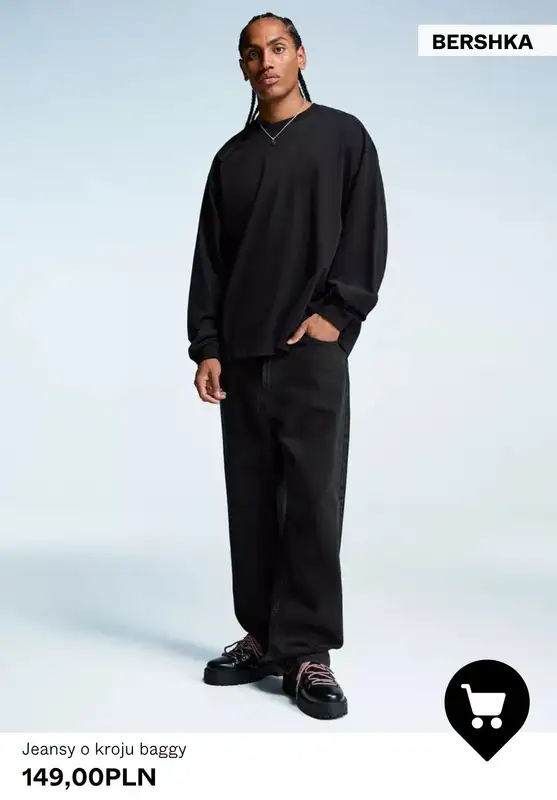 Bershka - gazetka promocyjna Męska odzież BASIC od czwartku 30.10  - strona 2