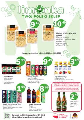 Limonka - gazetka promocyjna Gazetka od czwartku 06.11 do niedzieli 16.11